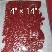 ENCAJE ROJO MJE 007