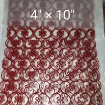 ENCAJE ROJO MJE 008
